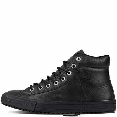 Converse Chuck Taylor All Star Boot Pc High Tops Womens - Black/Black/Black Shoes (217NYOTZ)